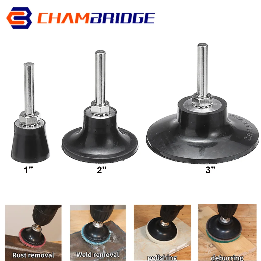 1 2 3 Inch Sanding Discs Holder Roll Lock Disc Pad Quick Cha