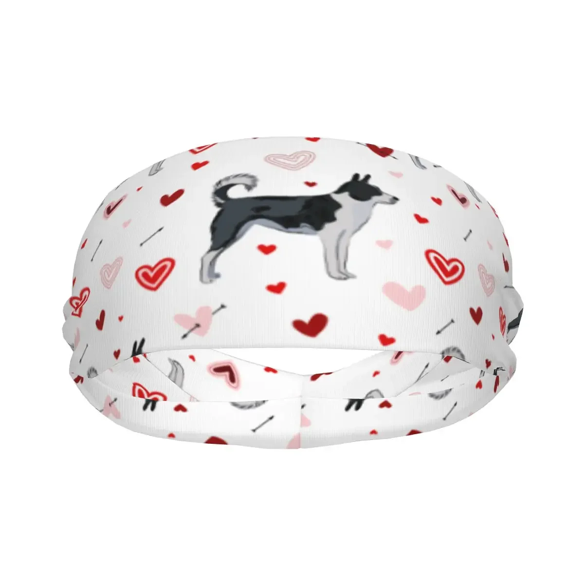 Женская дышащая повязка на голову с собакой из Ханаана День святого Валентина