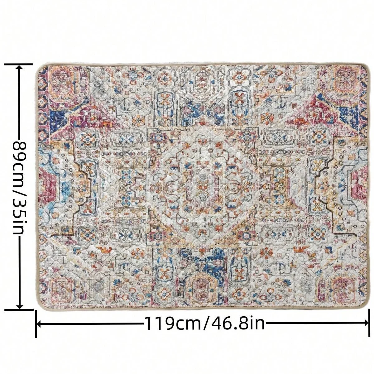 Моющееся одеяло для мочи домашних животных многоразовый коврик в этническом