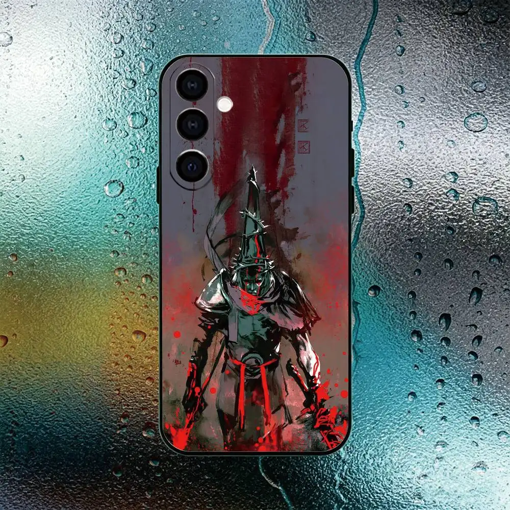 Фото Чехол для телефона B-Blasphemous Game для Samsung Galaxy A73, A72, A71, A70, A53, A52, A51, мягкий силиконовый черный чехол №2