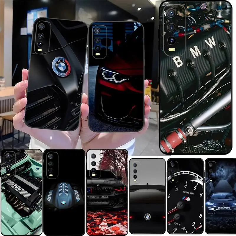 BMW Luxury Sports Car Phone Case For OPPO A52 A94 Find X5 X3 X2 A93 Reno 4 3 Pro A74 A72 A53 Funda Shell Cover Mobile Phone Bag