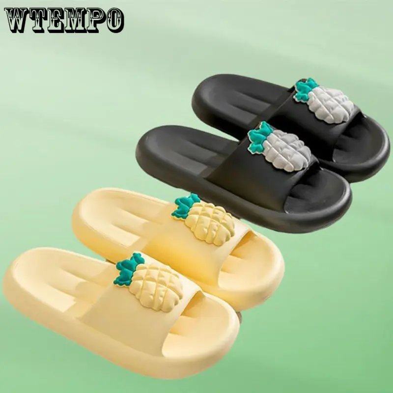 WTEMPO Woman Slippers Non-slip Sandals Summer Slide Shoes EVA Outdoor Home Beach Soft Thick Platform Flip Flops Wholesale