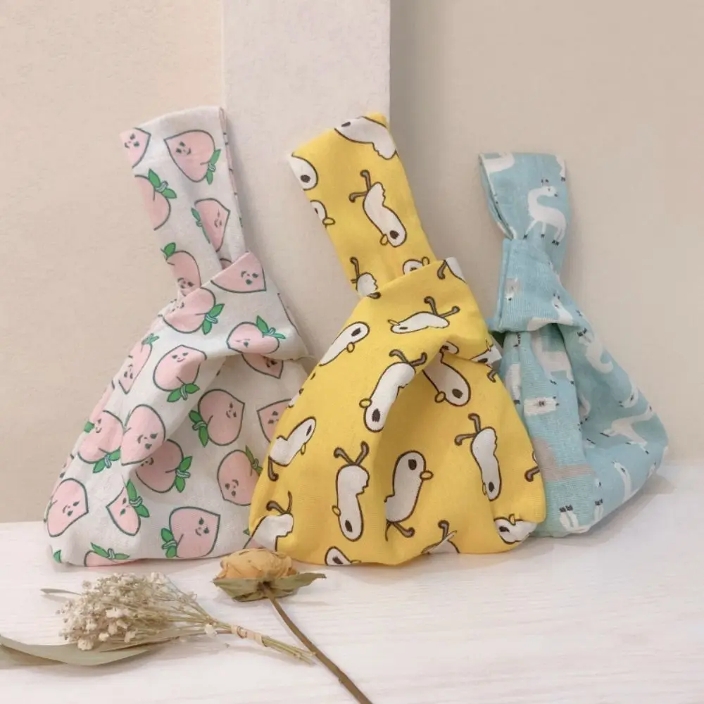 

Многоразовые повседневные сумки для покупок с узлом для женщин и девушек, сумка на запястье, сумка-тоут