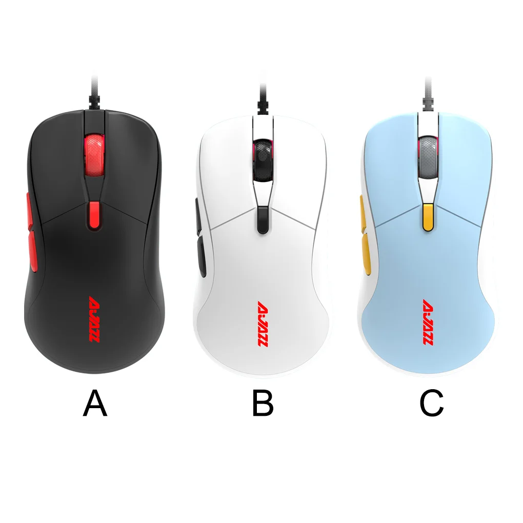

Мышь Компьютерная AJAZZ AJ129 Проводная игровая эргономичная, 10000DPI