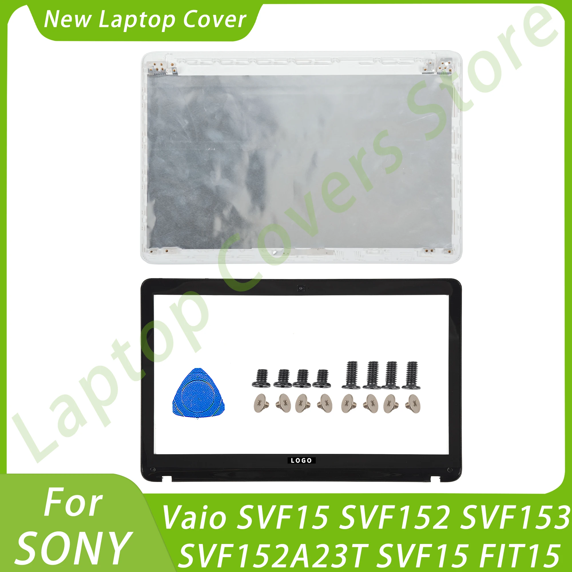 

Non-Touch Screen Covers For Sony Vaio SVF15 SVF152 SVF151 SVF153 SVF1541 LCD Back Cover Bezel Laptop Housing Case Replace