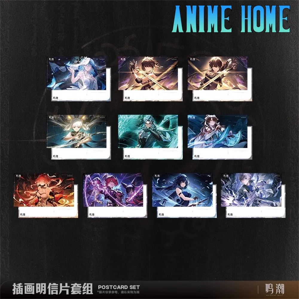 Игра Wuthering Waves Ji Yan Yin Lin Role Cos Иллюстрированная открытка Косплей Официальный