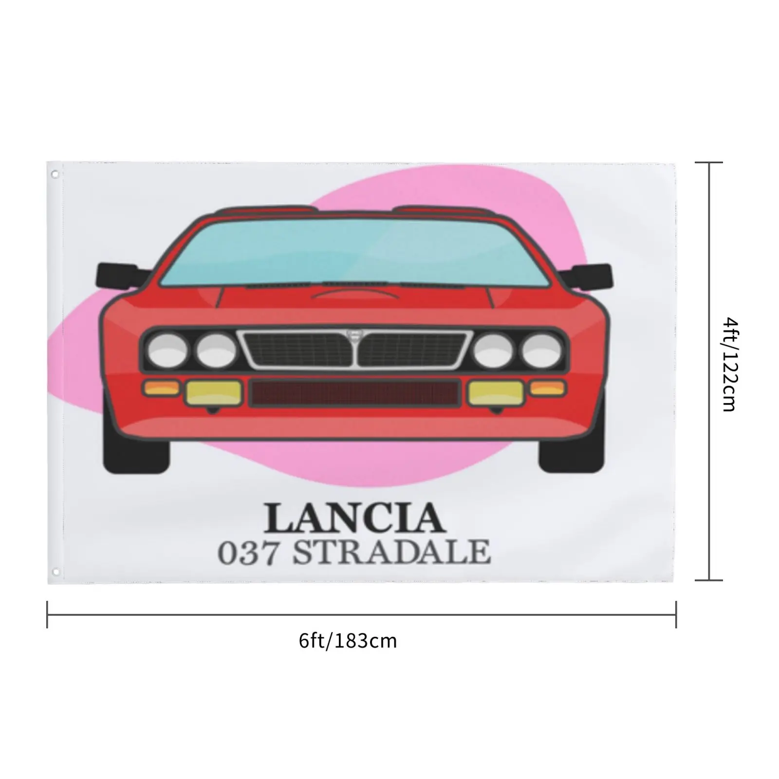 Флаг на стену Lancia Delta Hf 2069 флаг испанского флага палатки ЛГБТ Франции Россия Перу