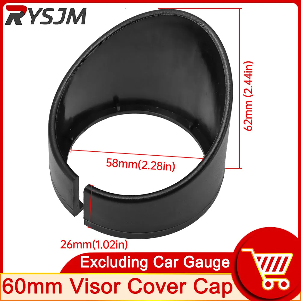 

1 шт. 60 мм крышка козырька крышка манометра крышка солнцезащитного козырька крышка объемного манометра Pod светильник Защитная крышка козырька крышка для козырька манометр Крышка для автомобильного счетчика