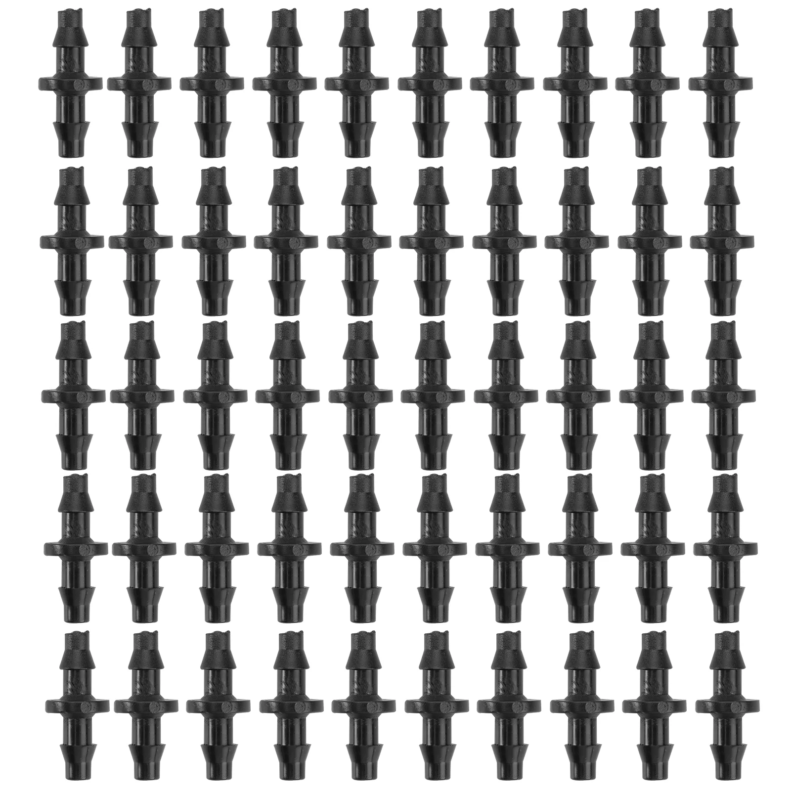 

100PCS Garden Irrigation Connectors Drip Line Connectors Water Hose Pipe Connector Barbed Connectors for Drip Tubing
