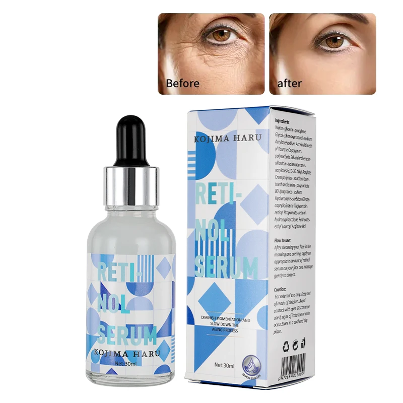 

Retinol Facial Serum Smooth Wrinkle Fade Dark Spots Face Essence Reduce The Look Of Aging Lighten Facial Skin Care Moisturizing