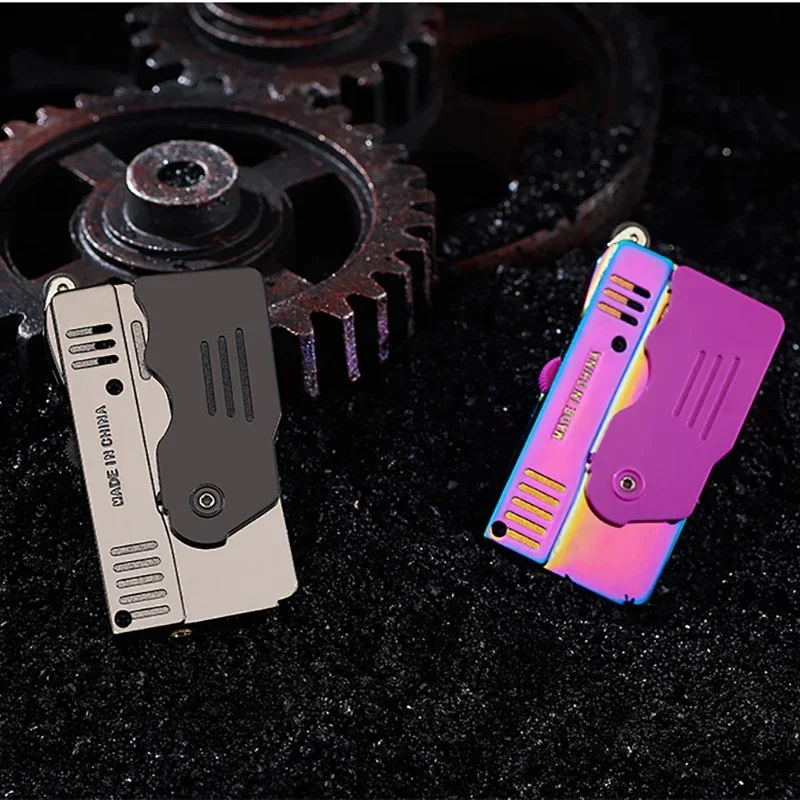 Креативная металлическая модель пистолета зажигалка бутановая газовая струя