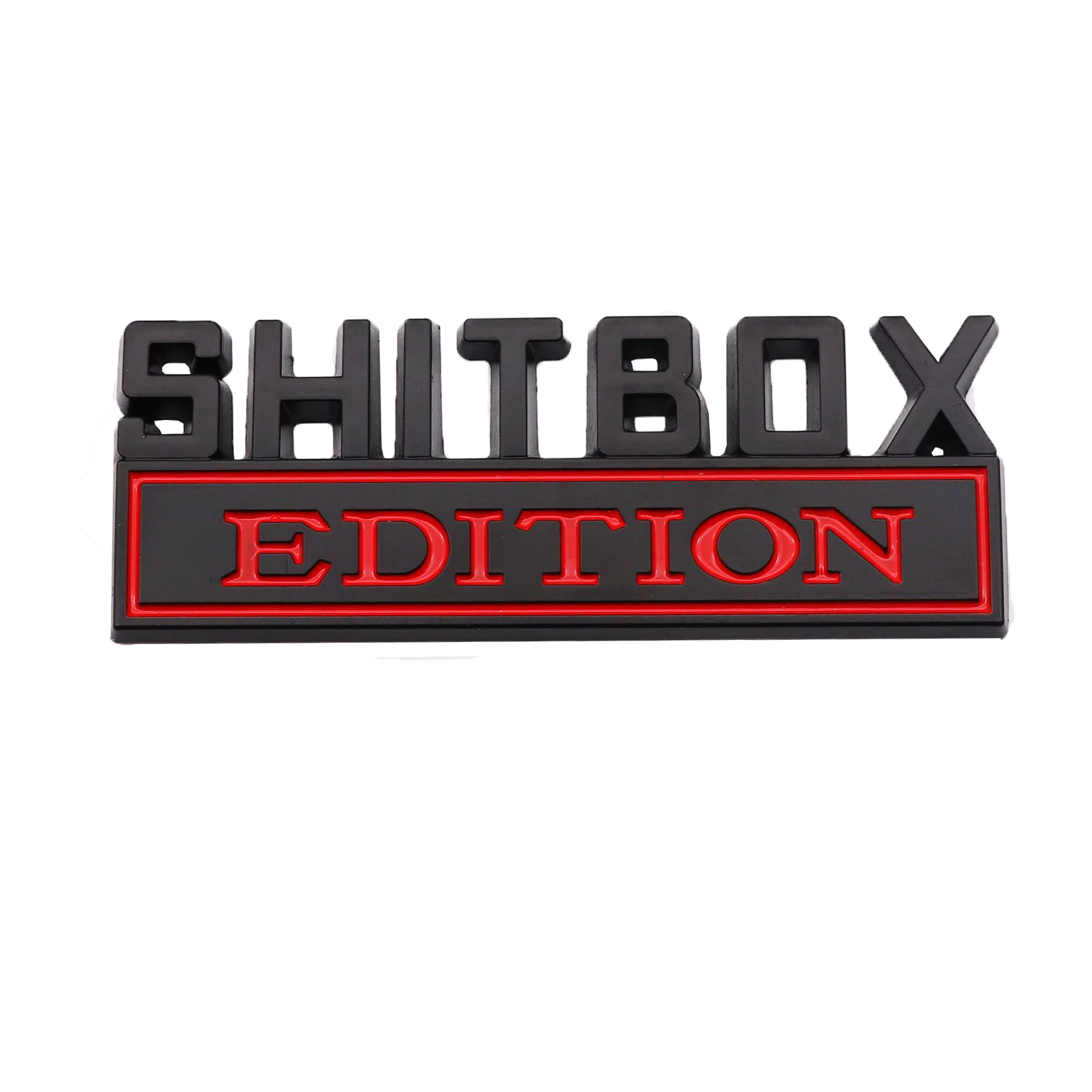 

3D Эмблема Из Цинкового Сплава SHITBOX EDITION, Боковая Наклейка На Автомобиль