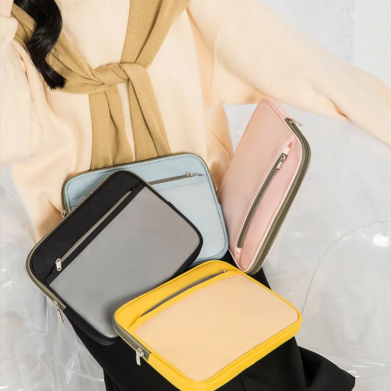 Portable Travel Briefcases Waterproof Pens Notebooks Case Office Document Pocket School Stationery Pouch Accessories Supplies