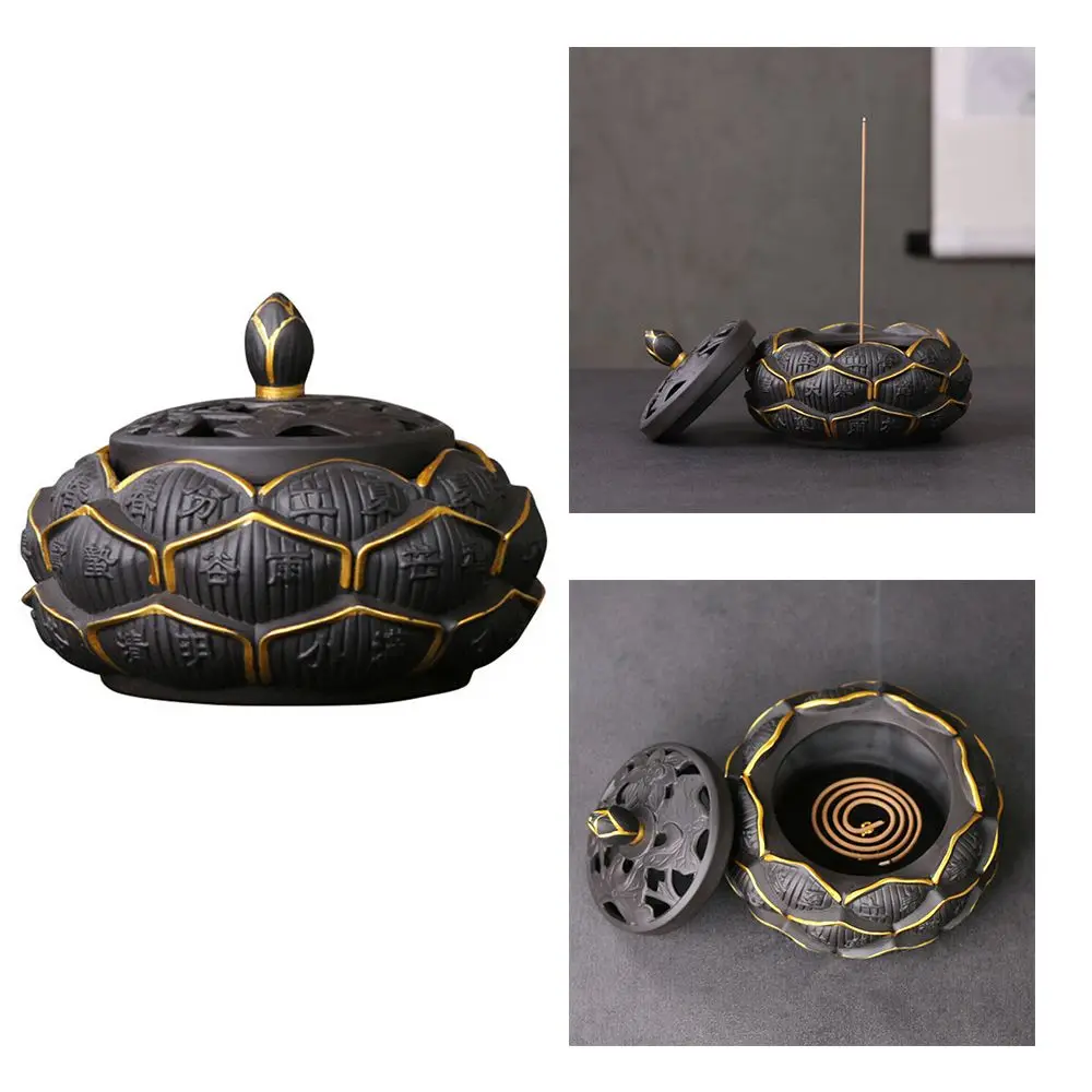 

Handicraft Ornaments Meditation Ceramics Incense Burner Censer Incense Holder Aromatherapy Furnace