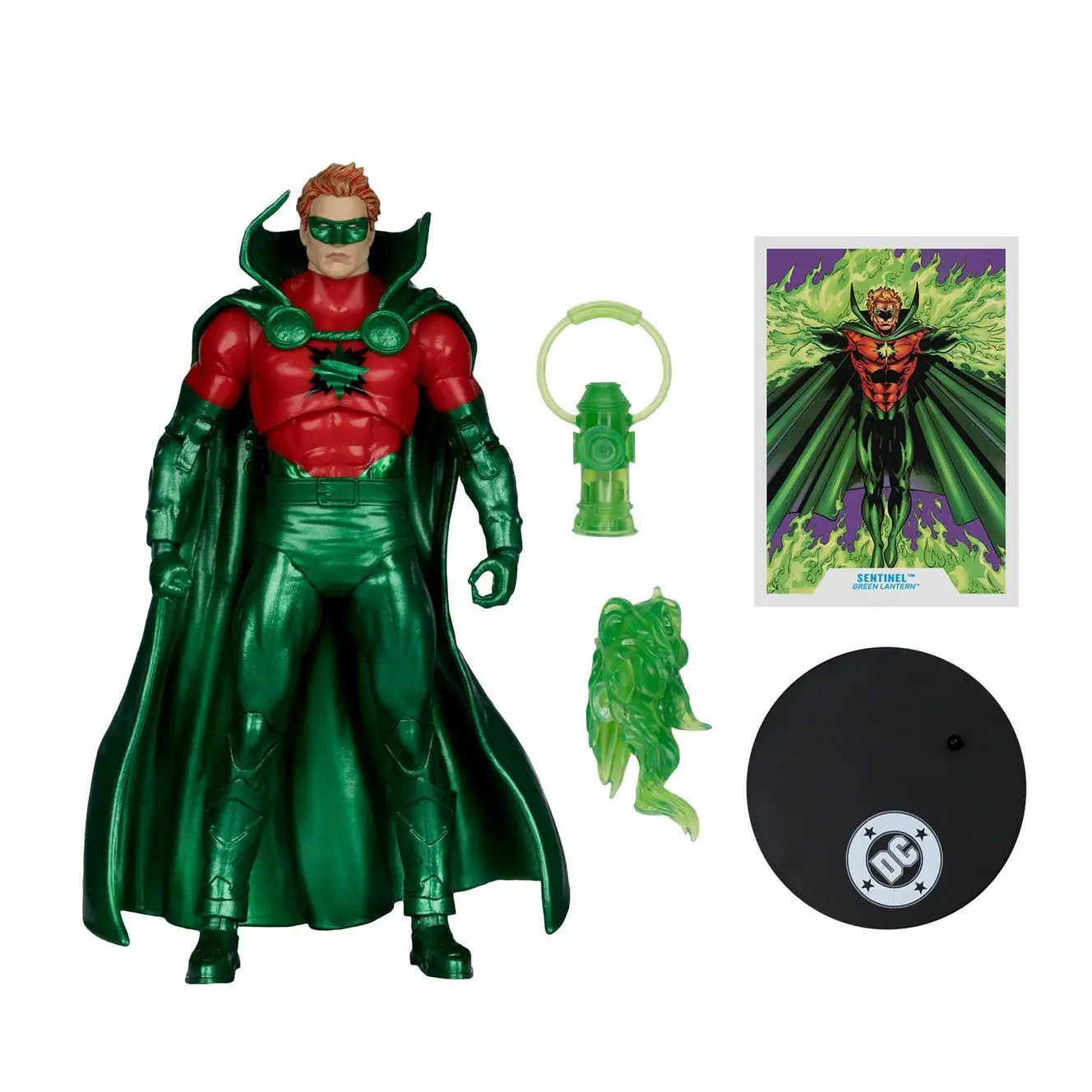 Фото Фигурка McFarlane Toys DC Multiverse Deluxe, 7 дюймов - Бест-Бой (Gold Label)/Сентинел (Алан Скотт), модель для сборки (гараж-кит) №4