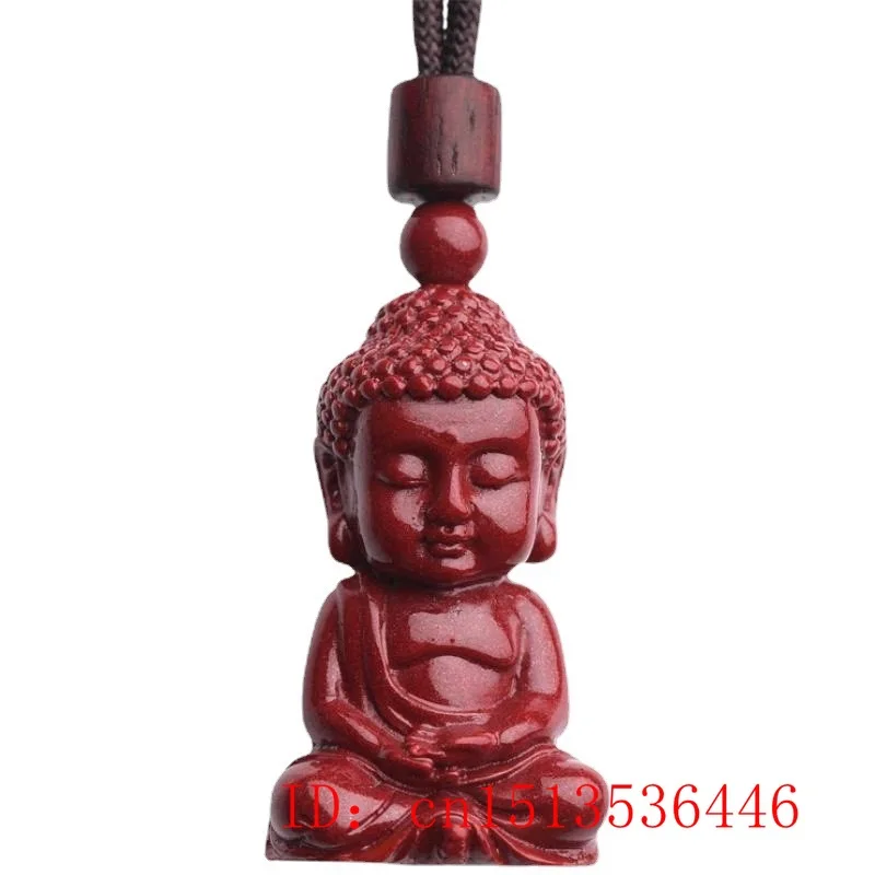 Модное ожерелье с красным цинабаром нефритом баобао Будда ювелирные изделия