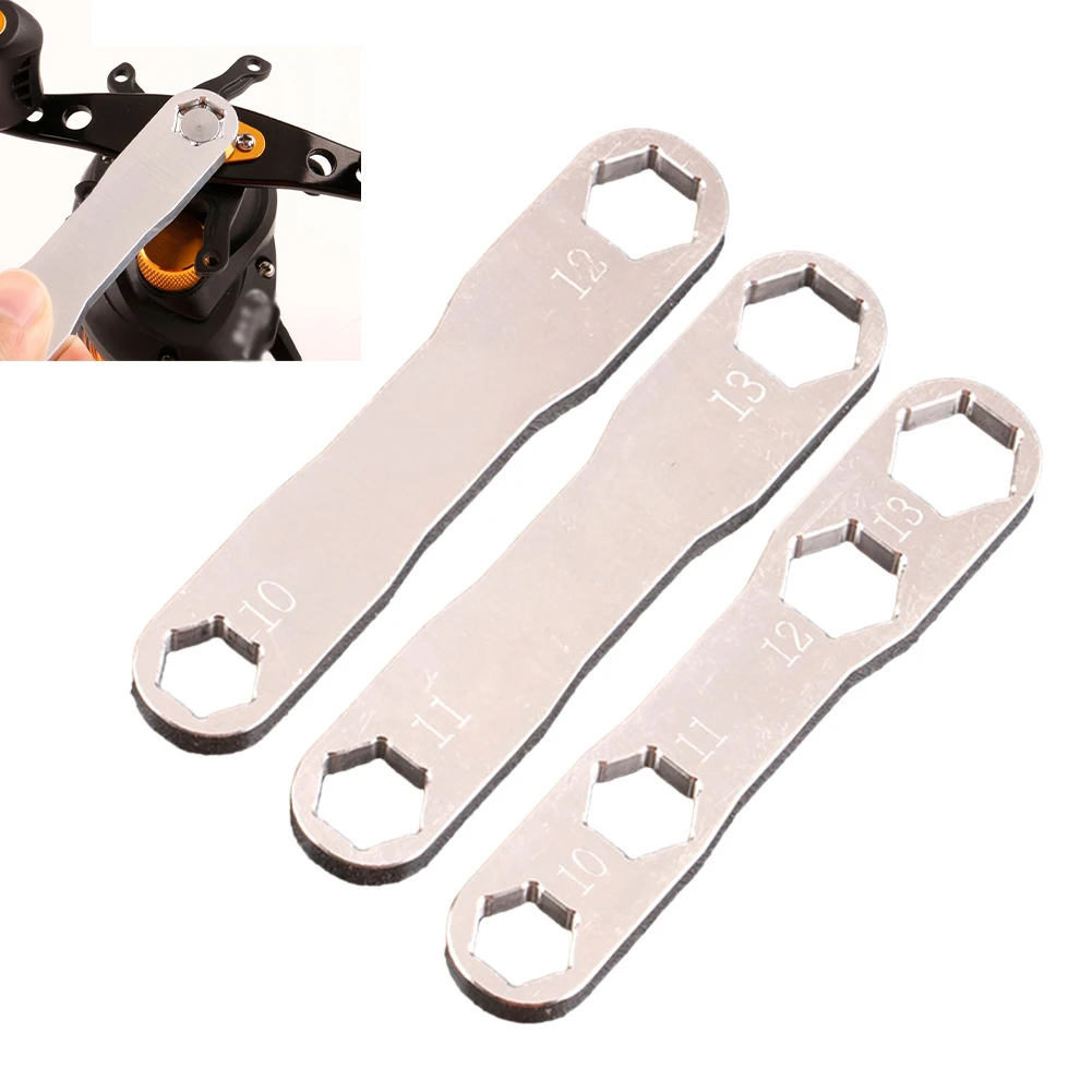

Fishing Lure Reel Wrench Reel Handle Nut Wrench Reel Repair Tool 10mm -13mm Baitcasting Spin Reel Repair Tool Multiple Sizes