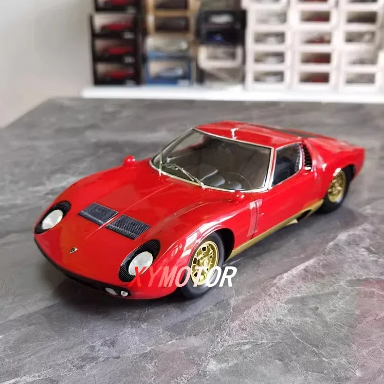 Модель автомобиля KYOSHO P400 SV литой под давлением для Lamborghini Miura 1/18