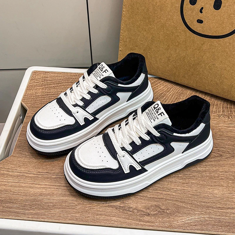 2024 Модная и удобная обувь на толстой подошве с вулканизированной подошвой легкая