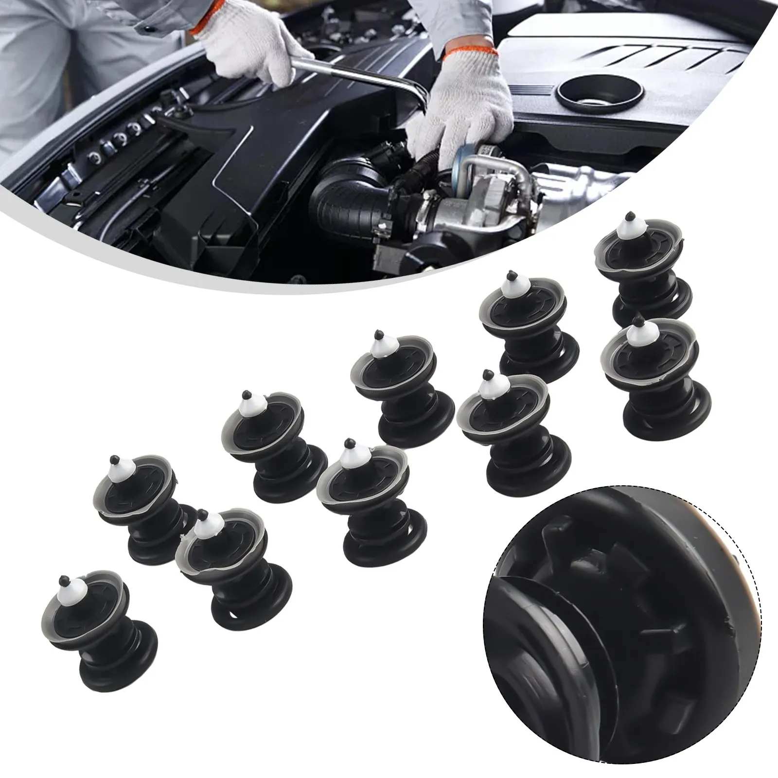 30 шт. зажимы для внутренней дверной панели PassatBus T5 Taureg 7L 6868243 Аксессуары