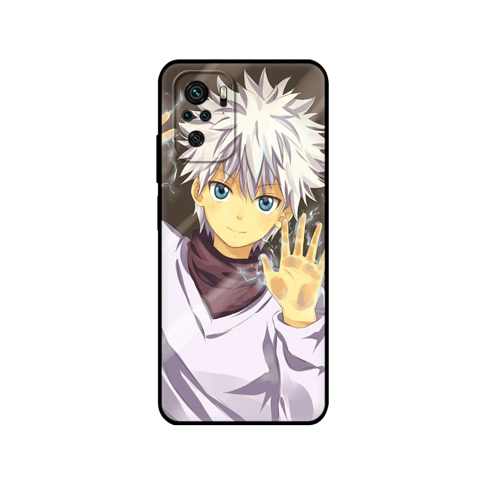 Черный чехол из ТПУ для Xiaomi Redmi 9T Note 10 5G 4G Pro 10S HUNTER x HxH Gon Killua anime(1) - купить по