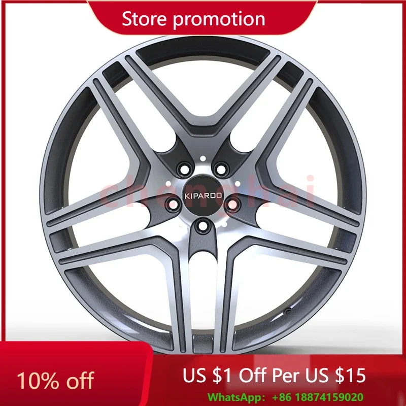 19 20 21 дюйм 2 шт. стильные вогнутые колеса с глубокими губами pcd 5x112 кованые