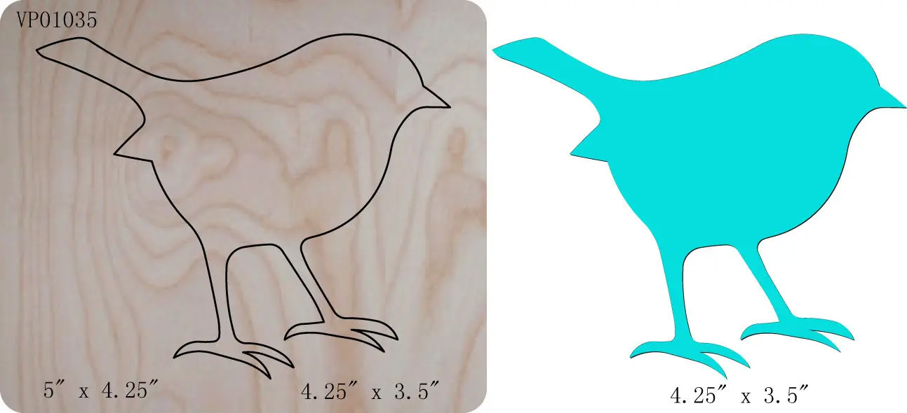 

MY528 bird cutter die cutting is compatible with most machines.