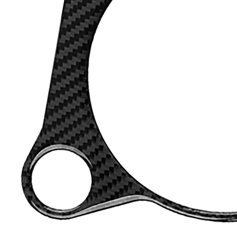 Авто из углеродного волокна центральная панель управления наклейка на