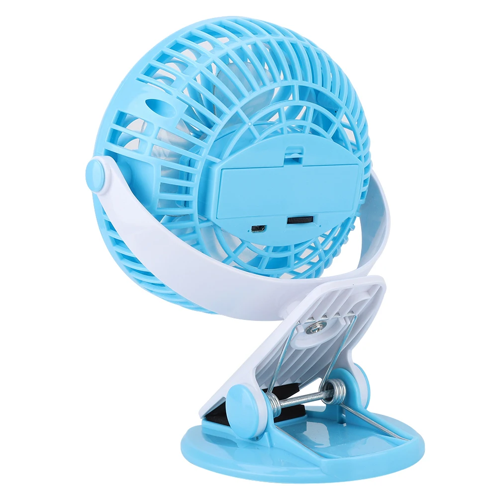 Настольный мини-вентилятор с клипсой персональный бесшумный охлаждающий