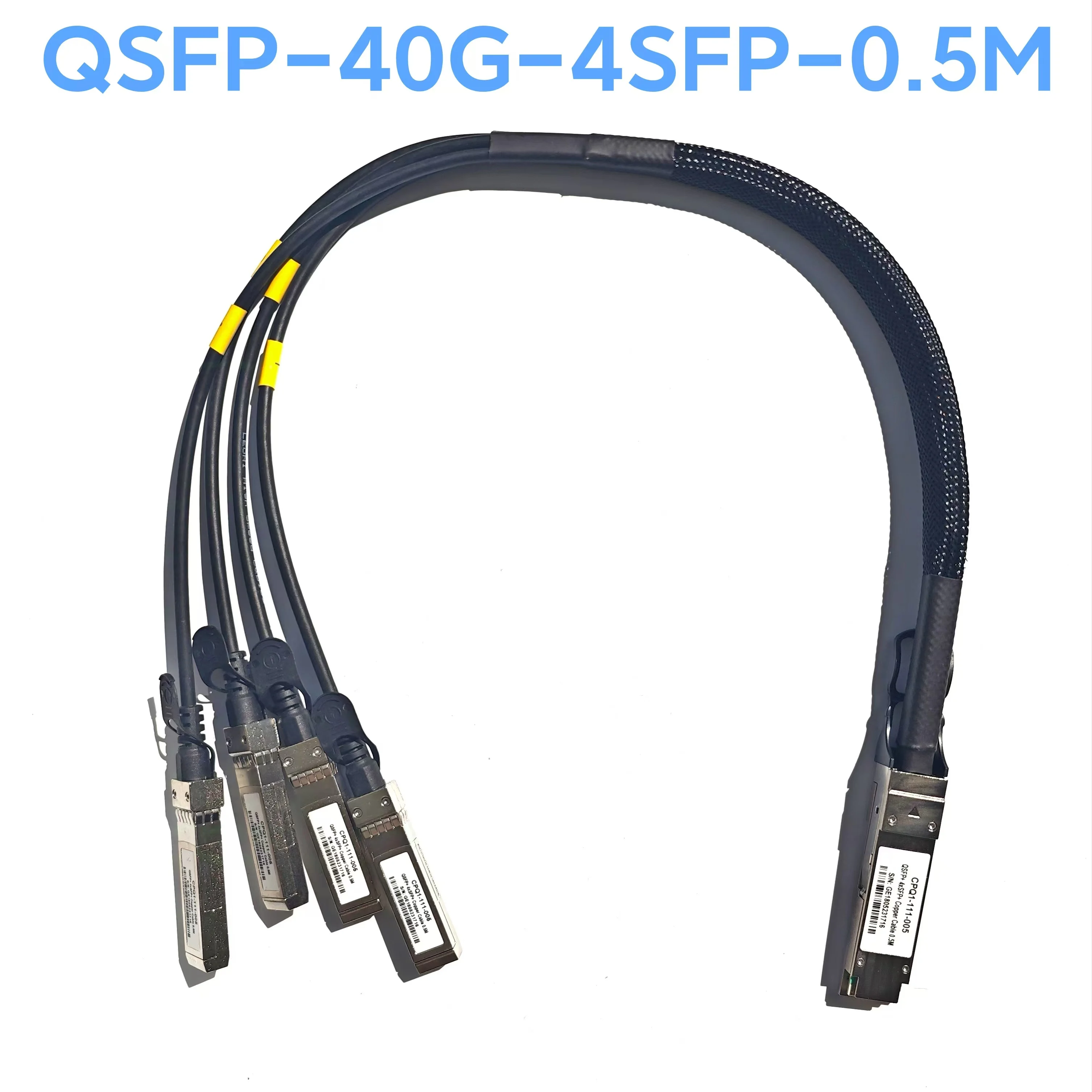 Кабель DAC 40G QSFP — 4*10G SFP+ медный кабель 0 5 м SFP + пассивный ЦАП с прямым креплением