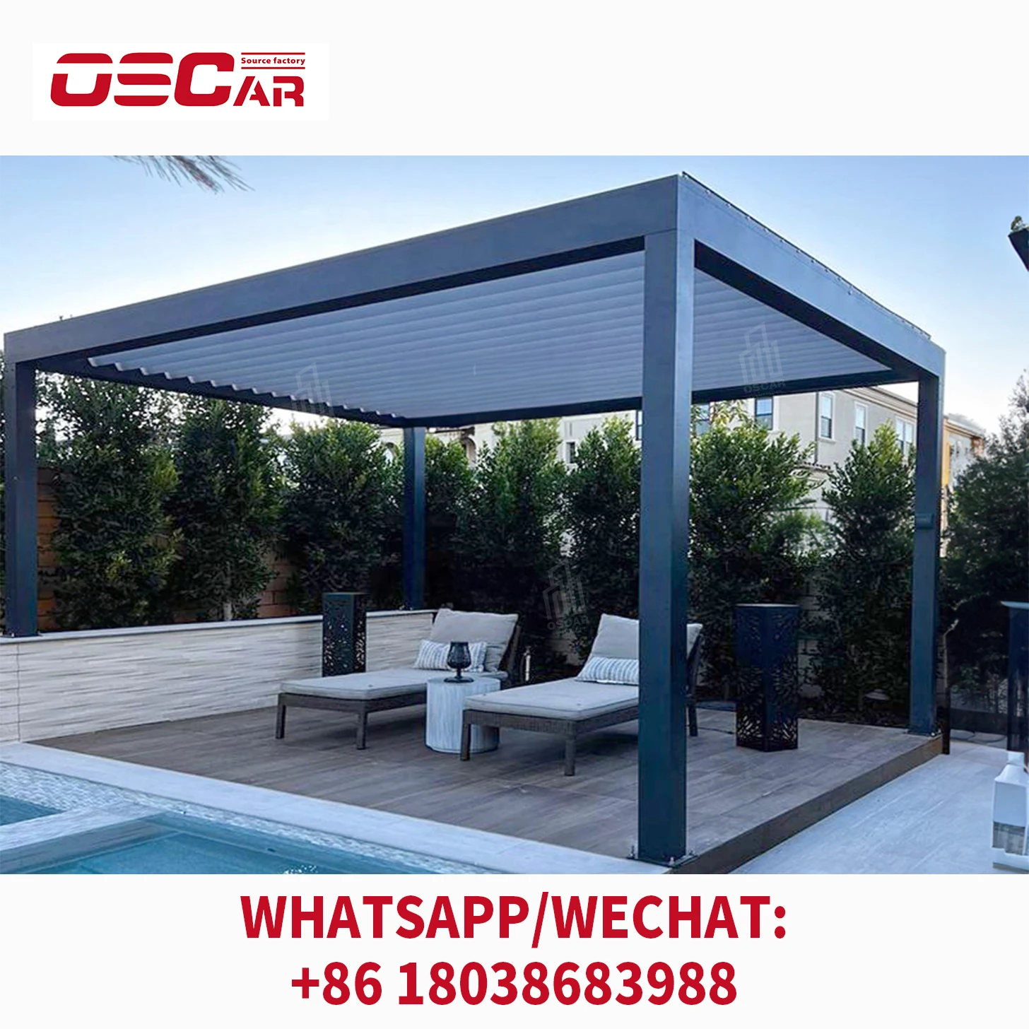 Ресторан сад деревянный цветной павильон навес тент водонепроницаемый