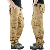 2022 new casual men pants european and american street spring and autumn basic models multi pocket cargo pants men streetwear