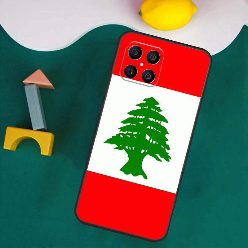Чехол с флагом Ливана для Honor 200 Pro 50 70 90 X9a X8a X8 X9 X8b X9c X9b Magic 7 Lite 5 6 Cover