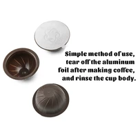 fine workmanship coffee capsule shell reusable coffee capsule shell for vertuolline gca1delonghi non slip matte