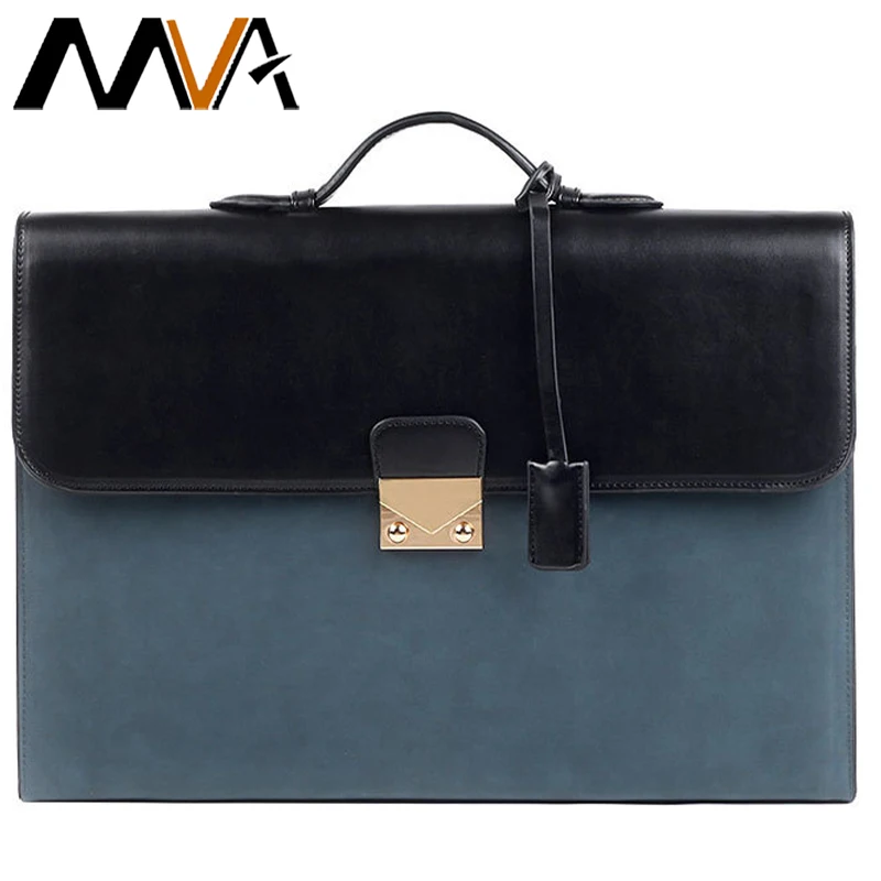 MVA PU Briefcase Laptop Bag 14