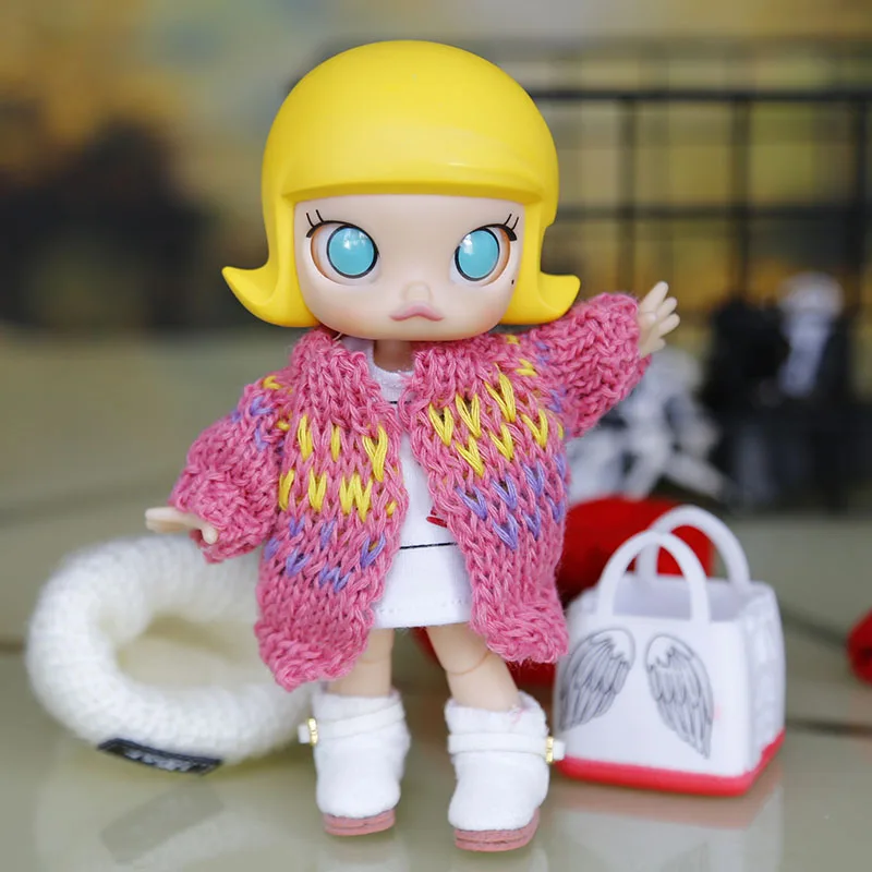 

Одежда Obitsu11 OB11 1/12 костюм пальто сумка/шляпа для маленьких детей доступны для cu-пакет OB11 аксессуары пальто