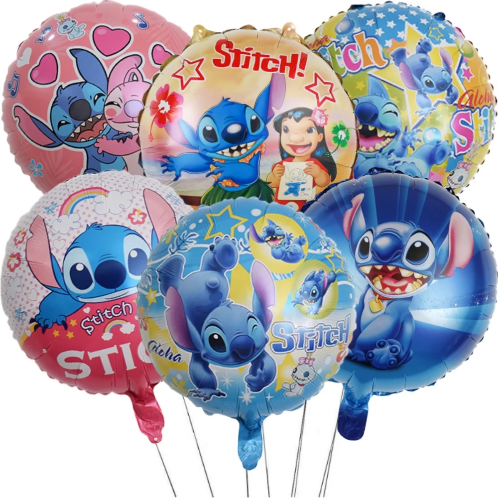

Фольгированные шары Disney Stitch 18 дюймов, 6 шт.