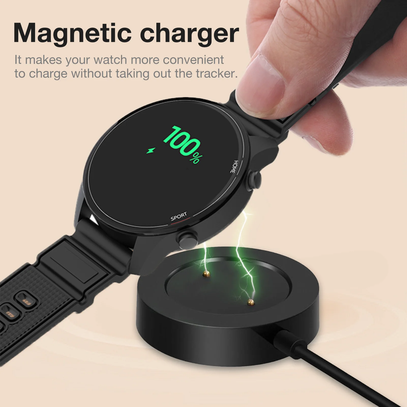 

Зарядное устройство для Xiaomi Mi Watch, цветные спортивные умные часы, usb-кабель для зарядки