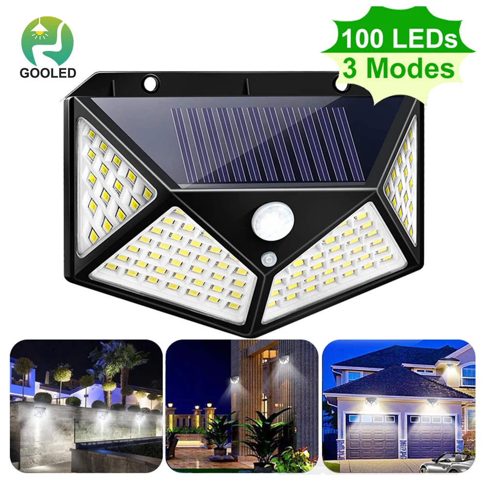 LED Solar Wall Lamp All Sides Luminous Induction Lamp Human 