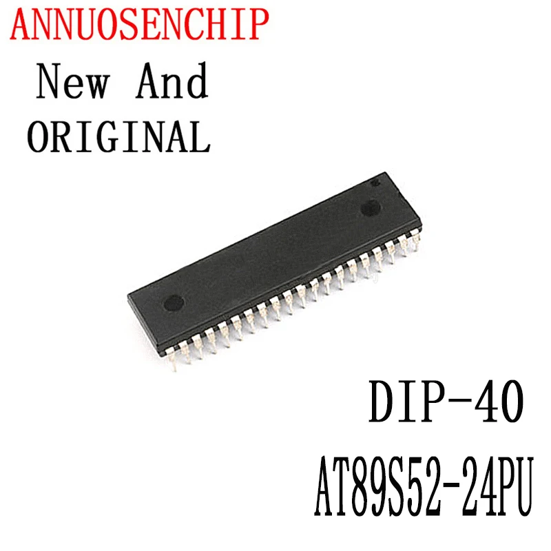 10 шт. Новый и оригинальный AT89S52 mikrokontroler DIP-40 AT89S52-24PU