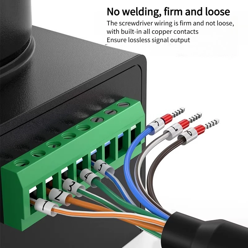 Фото Кабельный коннектор RJ11/RJ12/RJ45/RJ48/RJ50 с нумерованными трубками, 6P6C, 8P8C, 10P10C, RJ45 на 232, одинарный коннектор №4