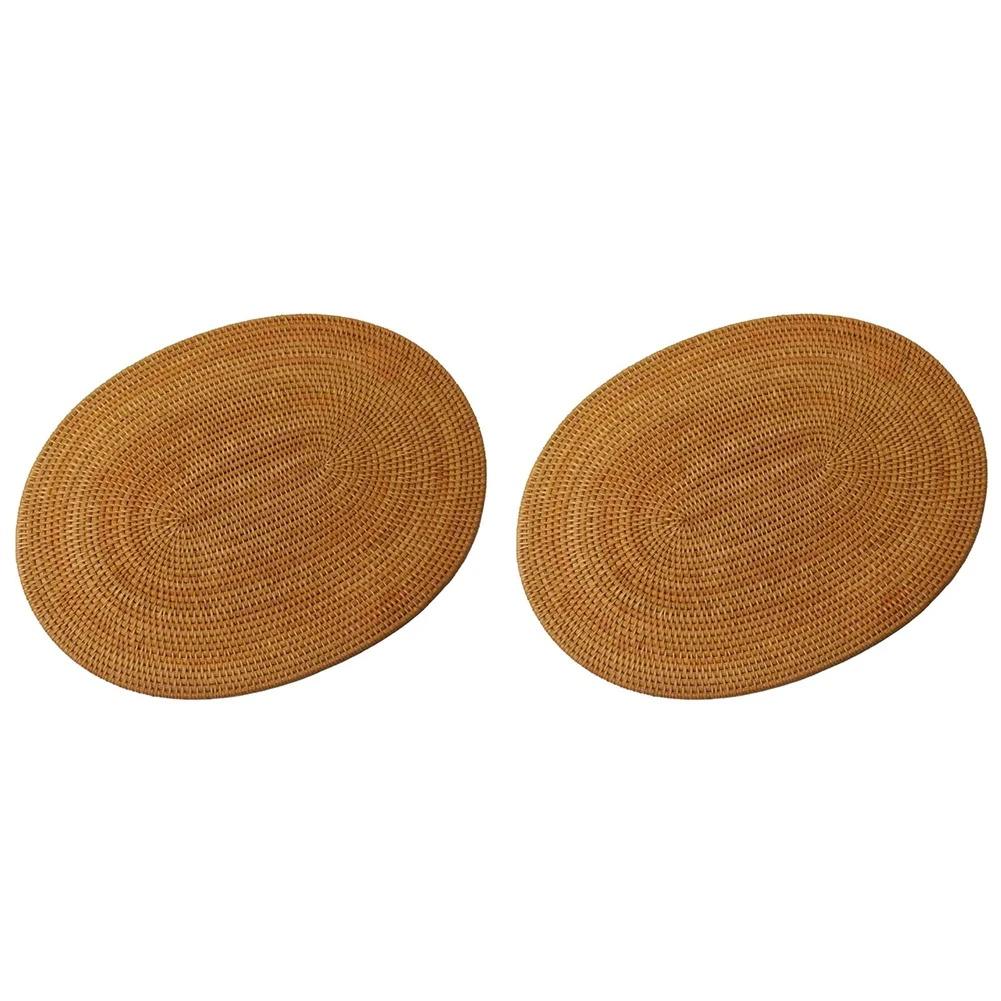 

2 шт., коврики из ротанга, 30 х40 см