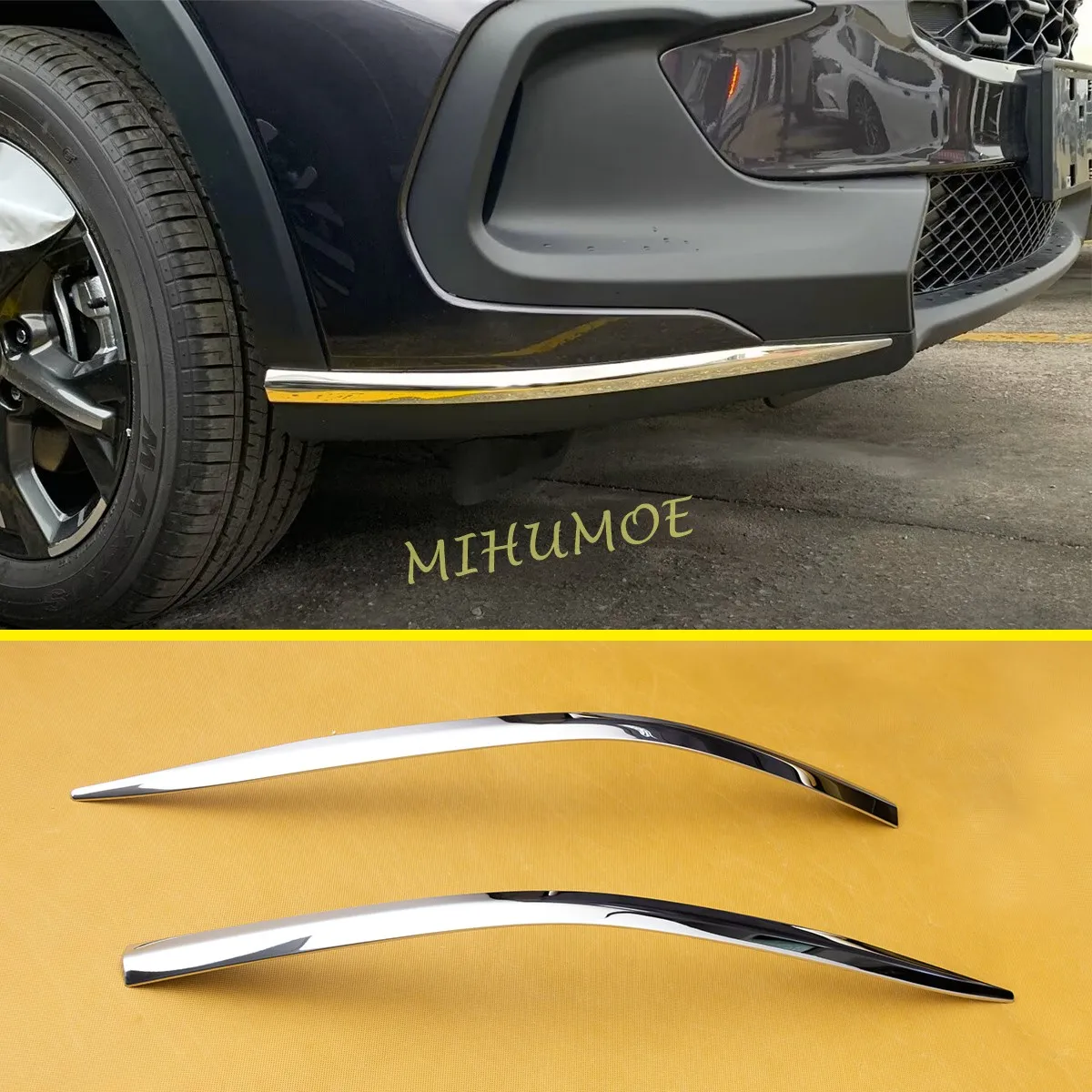 Фото Для 2023-2025 Honda ZRV ZR-V 2 шт. из нержавеющей стали, угловая защита переднего бампера, крыло №1