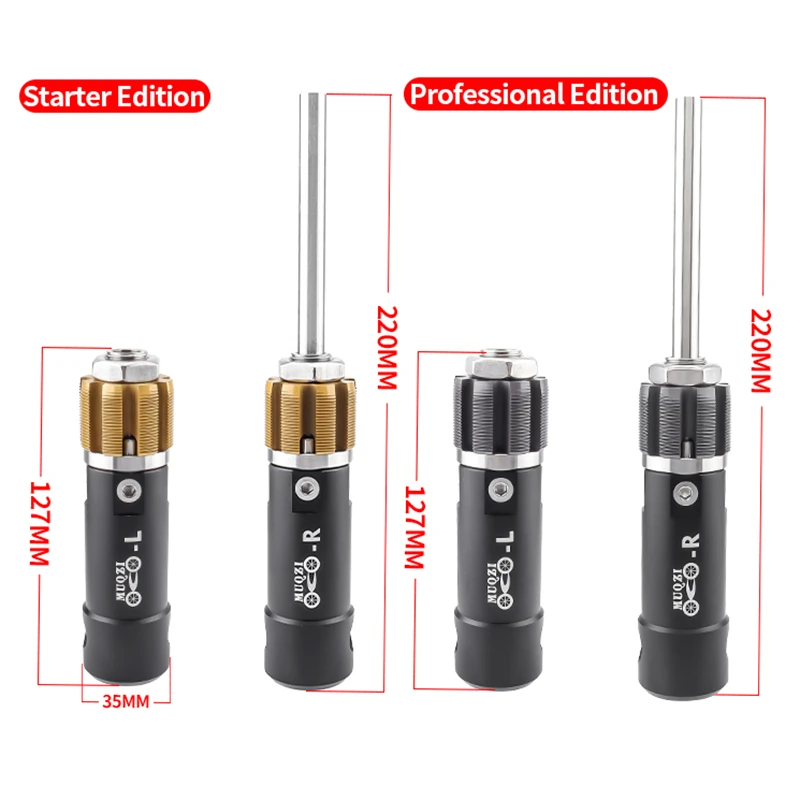 MUQZI Bottom Bracket Thread Tapping Tool MTB Road Bike BC 1.37 English Repair Tap Bicycle Screw |