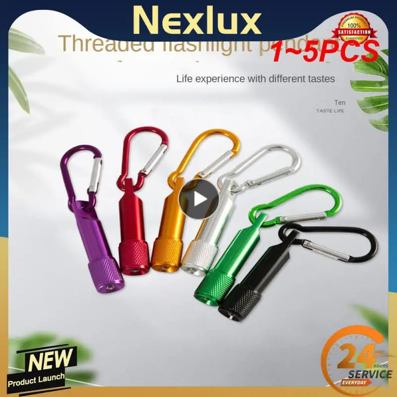 

1~5PCS Mini Flashlight Portable Multi-Function Key Chain Pendant Led Flashlight Car Key Chain Pendant Emergency Light Key Chain