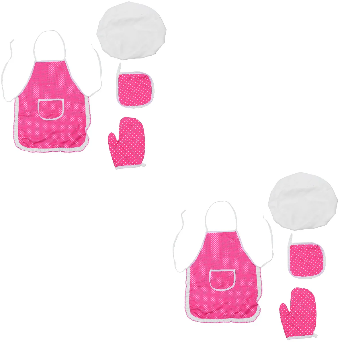 

Kids Apron Apronschef Hat Girls Cookingpainting Sets 12 Toddlerhats Suits
