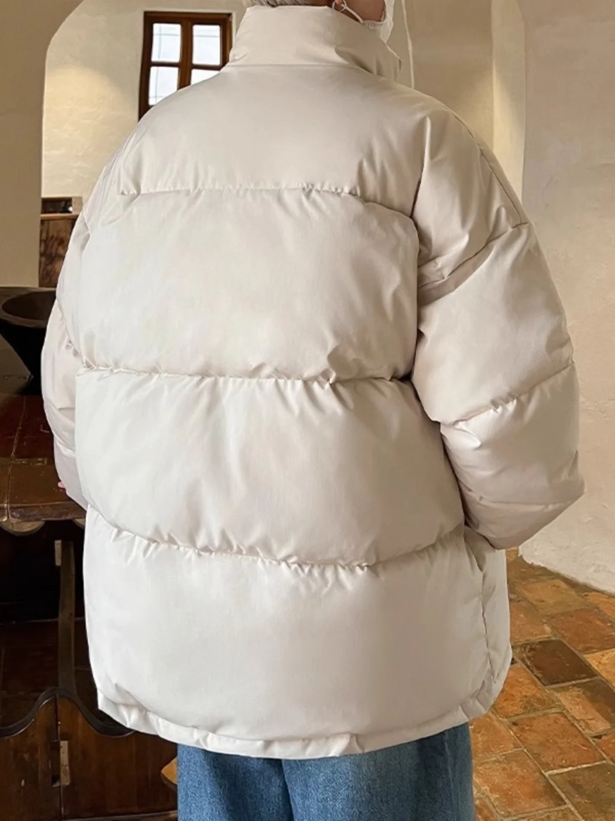 Cotton-padded jacket Men's Winter Thickened Outerwear Boys 2024 New Stand Collar Cotton-Padded Clothes Youth Fashion Warmth R...