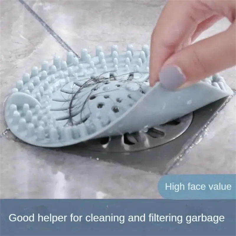 

1/3pcs Anti-clogging Sink Filter Floor Drain Cover Kitchen Bathroom Sink Filter Hair Filter Sewer Hair Deodorant Strainer Filter