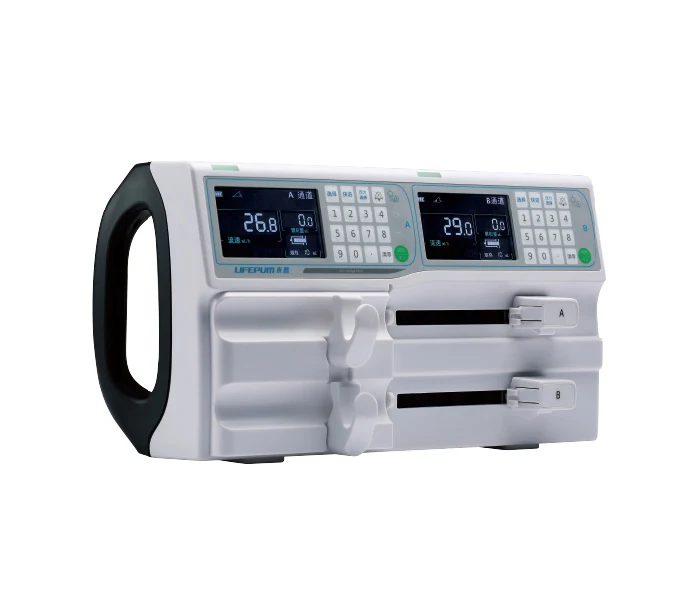

Dual channel syringe pump medical equipment portable miniature reel pump miniature pump