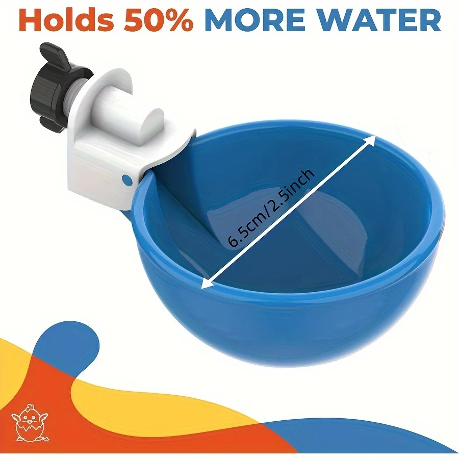Автоматическая Чашка Для Подачи Воды Цыплят Перепелов Голубей Попугаев Птиц